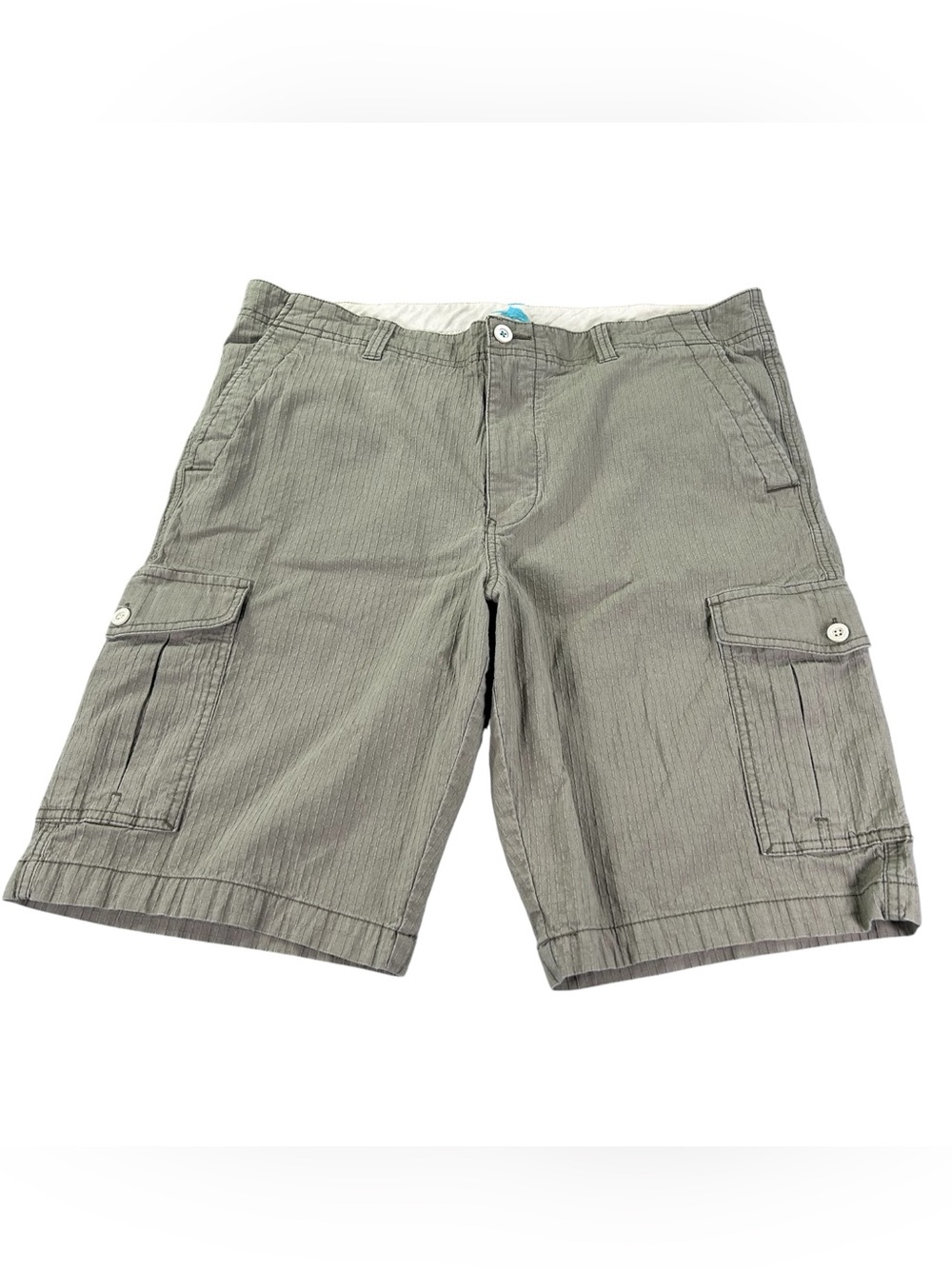 Tommy Bahama Relax Men’s 40 Textured Stripe Cargo Shorts TENCEL Coastal Preppy